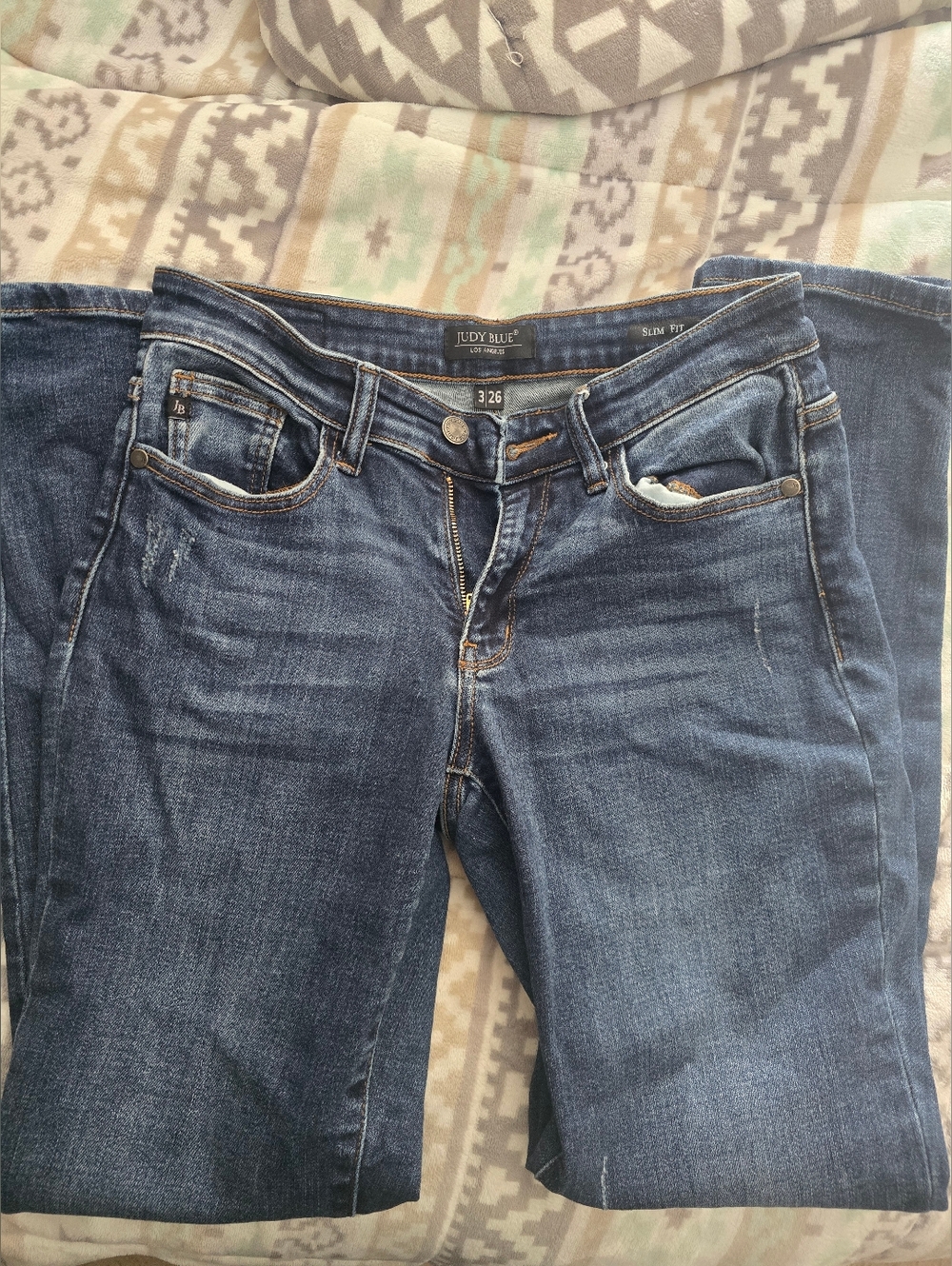 Judy Blue Women's Medium-Dark Blue Skinny Jeans